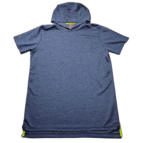 Foundry Men's SS Hooded Pullover Blue XLT - Picture 1 of 9